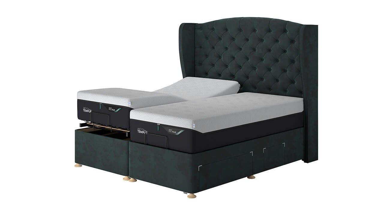 TEMPUR Suffolk Adjustable Disc Divan